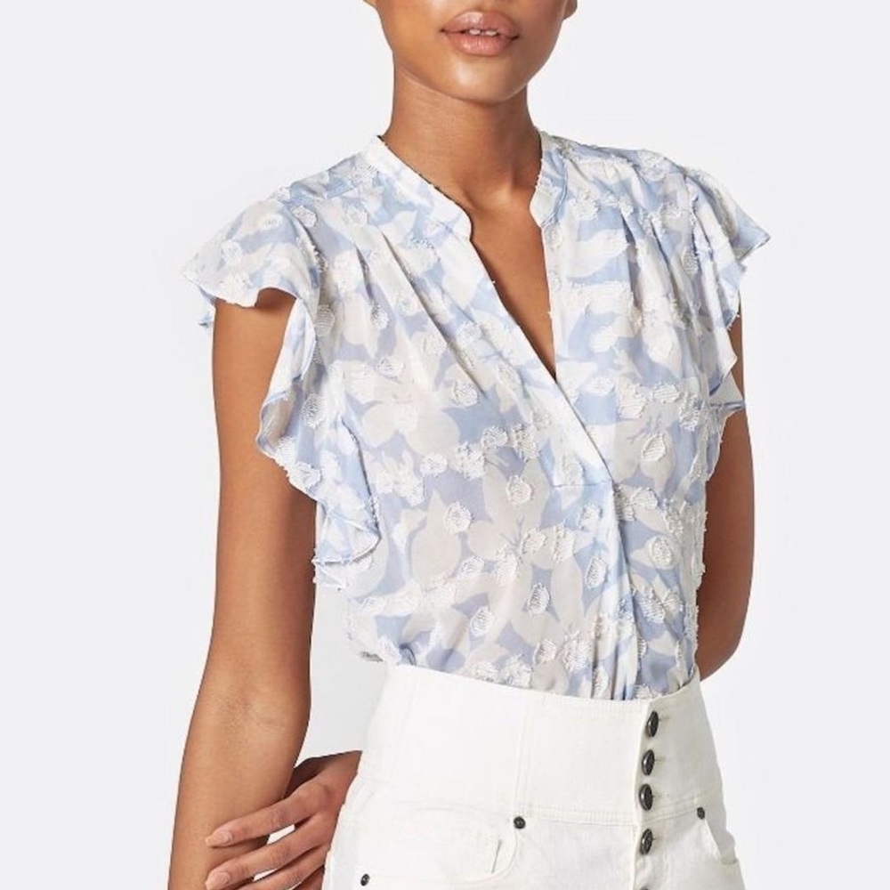 Joie blue and white top. NWT. Size M